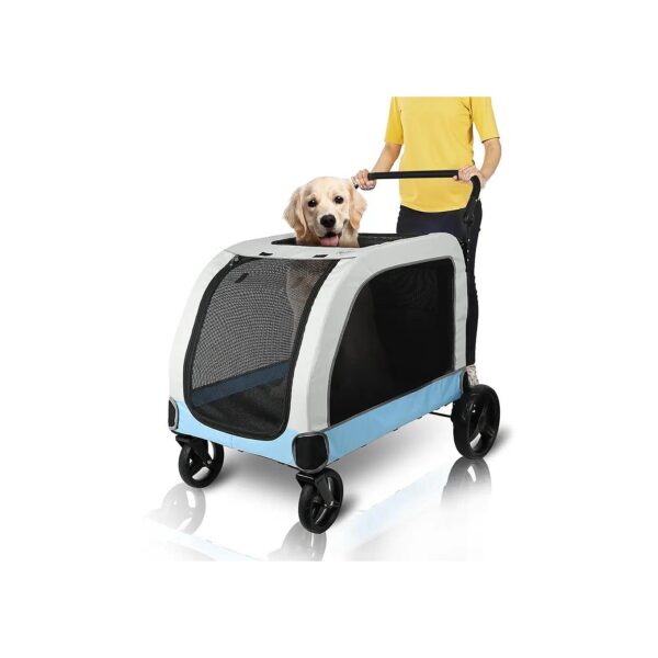 Large Dog Stroller Carrier for Extra Large Pets Up to 132 Pounds