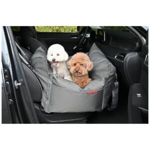 Large Dog and Cat Car Booster Seat with Easy Cleaning and Carrying Oxford Cushion Bed