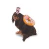 Large Donut and Coffee Pet Suit with Soft Plush Donut Waistcoat and Coffee Headpiece