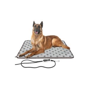 Large Electric Heating Pad for Cats and Dogs with 9 Temperature Settings for Comfort