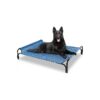 Large Elevated Dog Bed with Cooling Mesh for Comfortable Sleeping and Easy Cleaning