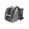 Large Expandable Pet Backpack for Small to Medium Cats and Dogs Grey Travel Carrier