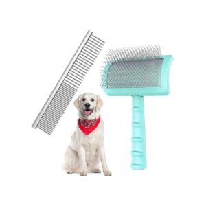 Large Firm Slicker Brush Comb for Pets Removes Long Loose Hair Undercoat