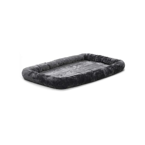 Large Gray Dog Bed Fits 42 Inch Crate for Big Dogs and Cats