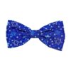 Large Hanukkah Bow Tie for Dogs and Cats - Soft Velcro Attachment