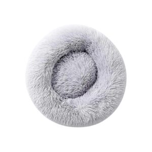 Large Indoor Round Pet Bed with Adjustable Base for Cats and Small Dogs up to 10KG