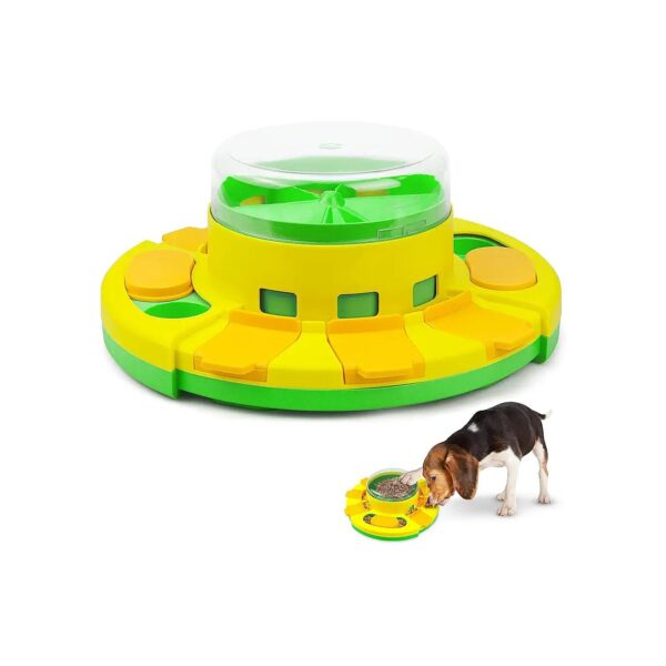 Large Interactive Dog Feeder Puzzle Toy - Slow Feeding Aid for Digestion and IQ Training