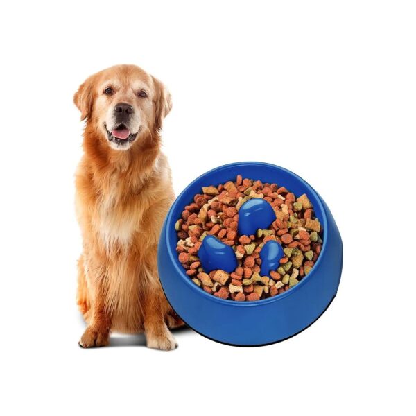 Large Interactive Slow Feeder Dog Bowl for Healthy Digestion