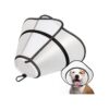 Large Medium Small Size Dogs Plastic Soft Foldable Neck Cone Collar for Adjustable Fit