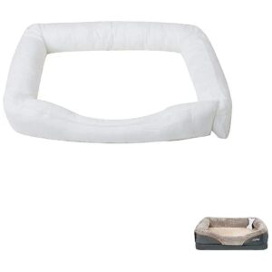 Large Orthopedic Memory Foam Pillow Insert for Dog Bed Filling