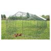 Large Outdoor Chicken Coop Walk-in Poultry Cage with Waterproof and Anti-UV Cover