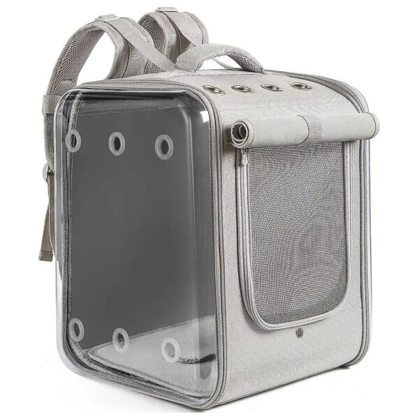 Large Pet Backpack Carrier with Ventilated Design for Small Dogs and Cats Up to 17lbs