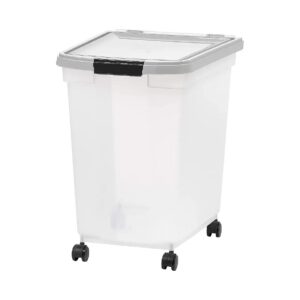 Large Pet Food Storage Container with 65 Qt Capacity and Airtight Seal