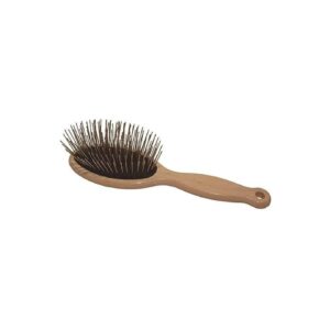 Large Pin Brush with Soft Wood Handle and 27mm Pins