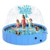 Large Portable Dog Pool with Non-Slip Bottom for Comfortable Summer Fun