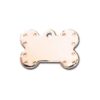 Large Rose Gold Aurora Jewels Bone Shape Personalized Custom Engraved Pet ID Tags