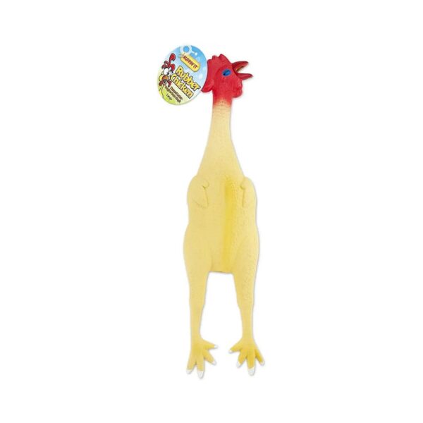 Large Rubber Chicken Pet Toy Made in China Stuffed Dog Plush Toy for Playful Puppies