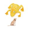 Large Safe Squeaky Frog Dog Toy, Natural Rubber Made with No BPA, Lead, or Phthalates