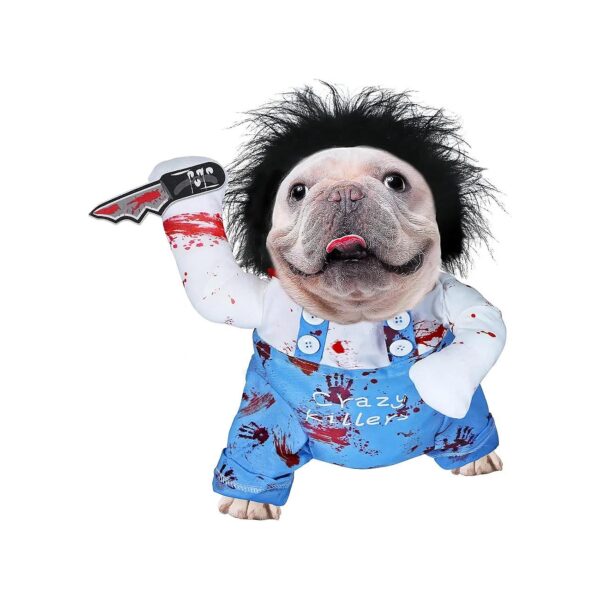 Large Size Deadly Doll Dog Costume Clothes for Small Medium Large X-Large Dogs Pets