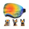 Large Size Dog Goggles with Reflective Colored Lens and Adjustable Strap