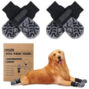 Large Size Dog Socks for Active Dogs with Enhanced Traction