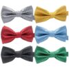 Large Size Pet Bow Ties for Dogs Cats Polyester Silk Expandable