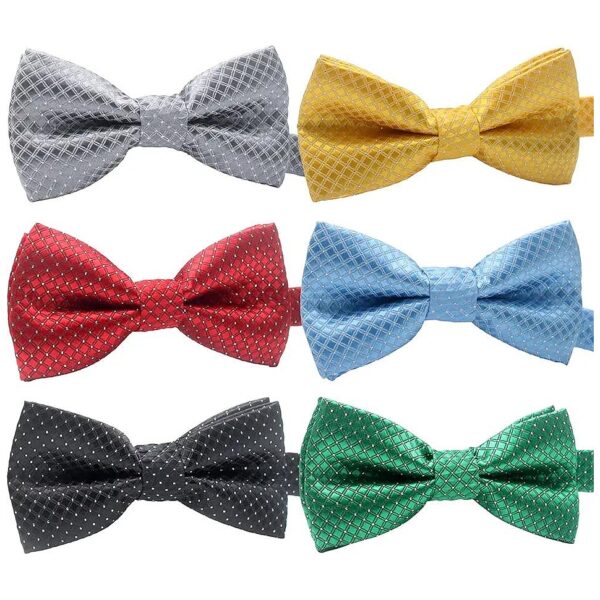 Large Size Pet Bow Ties for Dogs Cats Polyester Silk Expandable