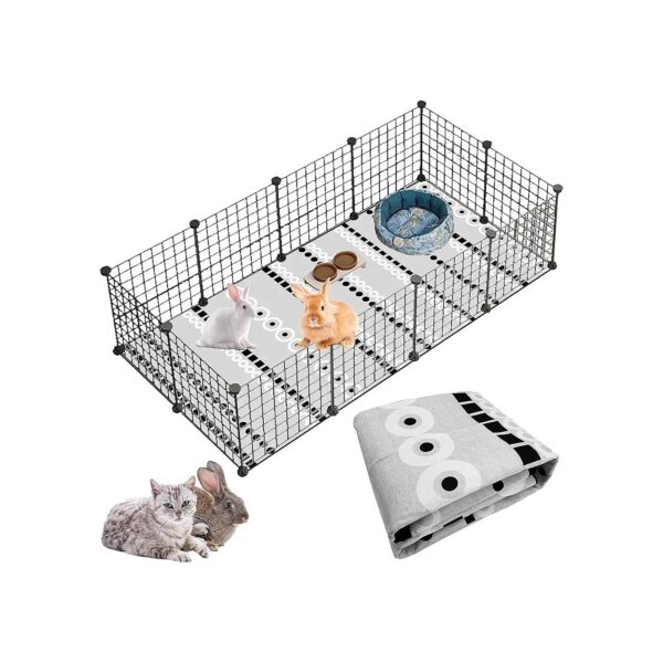 Large Size Pet Play Pen Mat for Bunnies Puppy Cat Guinea Pig Dogs