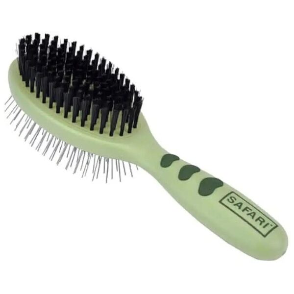 Large Size Wire Pin and Bristle Dog Brush for Effective Grooming of Large Dogs