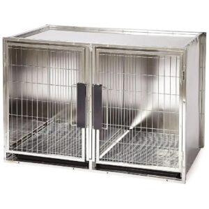 Large Stainless Steel Modular Kennel for Efficient Customization