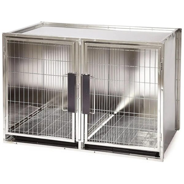 Large Stainless Steel Modular Kennel for Efficient Customization