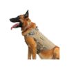 Large Tactical Dog Harness with Reflective Strips and Molle Vest for Comfortable Wear