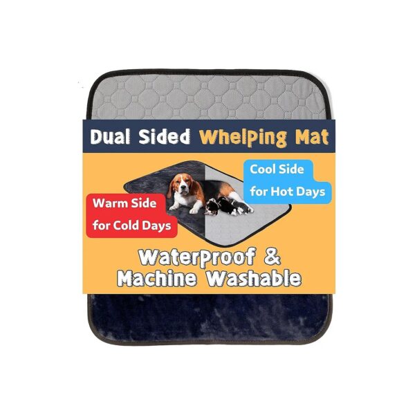 Large Whelping Pad with Soft Cotton Top and Waterproof Bottom for Pet Hygiene