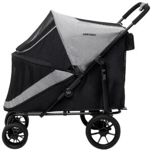 Large or Multiple Medium Dogs Supported by Pet Stroller with Easy Fold