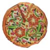 Lasting Nylon Pizza Shaped Dog Toy, 7-Inch in Size for Dogs of All Sizes