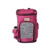 Lasting Pet Carrier Backpack for Small to Medium Pets with Pink and Gray Combo Design