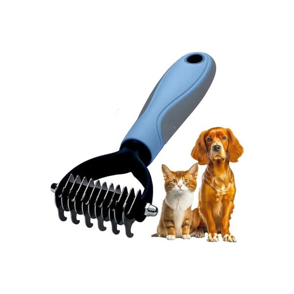 Lasting Pet Grooming Brush for Dogs and Cats with Comfortable Ergonomic Design