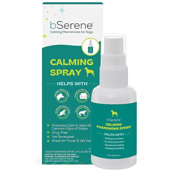 Lasting Pheromone Spray for Dogs Reduces Barking and Destruction