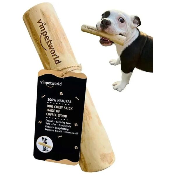 Lasting Real Coffee Wood Dog Chew Toy for Healthy Teeth and Happy Dog