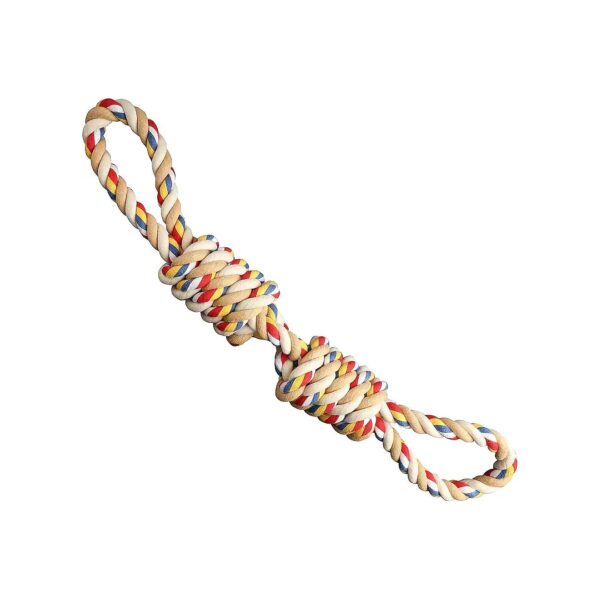 Lasting Rope Toys for Large Strong Dogs, 2-Knot Sturdy Chew Toy