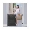 Latch-Free Installation Baby Gate for Walls and Doorways - 71'' W x 33'' H