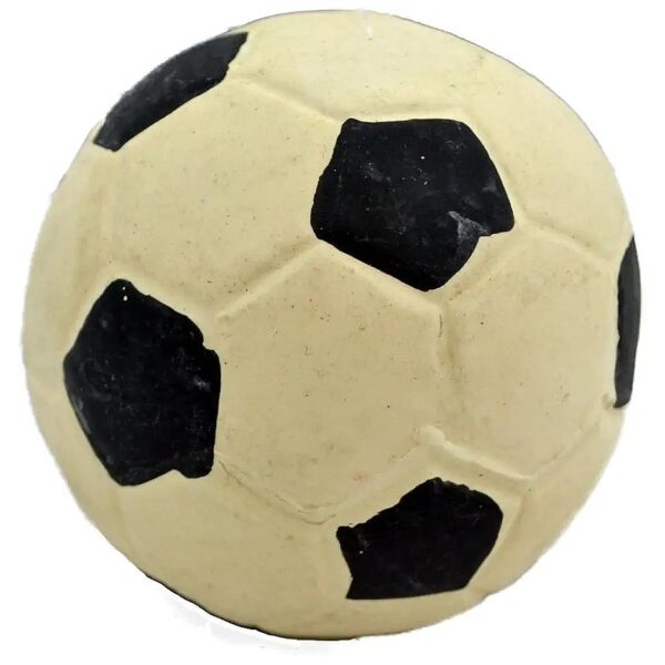 Latex Dog Toy 75 Inch Squeaker Soccer Ball for Entertainment and Play