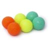 Latex Dog Toy Balls 2 Inches Diameter 6 Pack Small to Medium Breed Training and Play