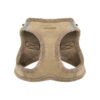 Latte Suede Soft Plush Dog Harness for Comfort and Safety