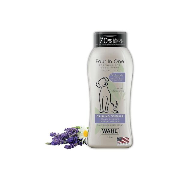 Lavender Chamomile Pet Shampoo for Moisturized, Tangle-Free Coats