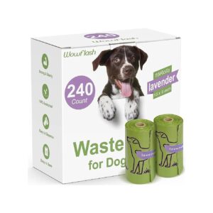 Lavender Scented Leakproof Dog Poop Bags 240 Count