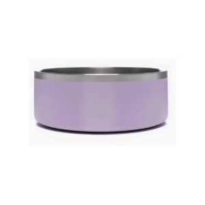 Lavender Stainless Steel Dog Bowls for Food and Water with Non Slip Bottom