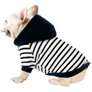 Layer Warmth Zipper Closure Medium Size Dog Clothes for French Bulldogs Girl Boy Dogs