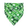 Leaf Clover St Patrick's Day Dog Bandana Soft Adjustable Triangle Pet Scarf