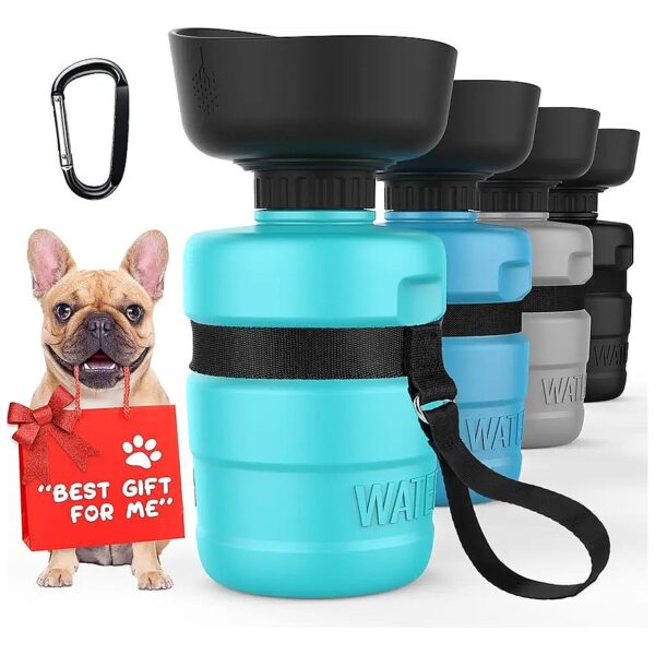 Leak-Proof Pet Water Bottle for Hiking and Travel with Dogs